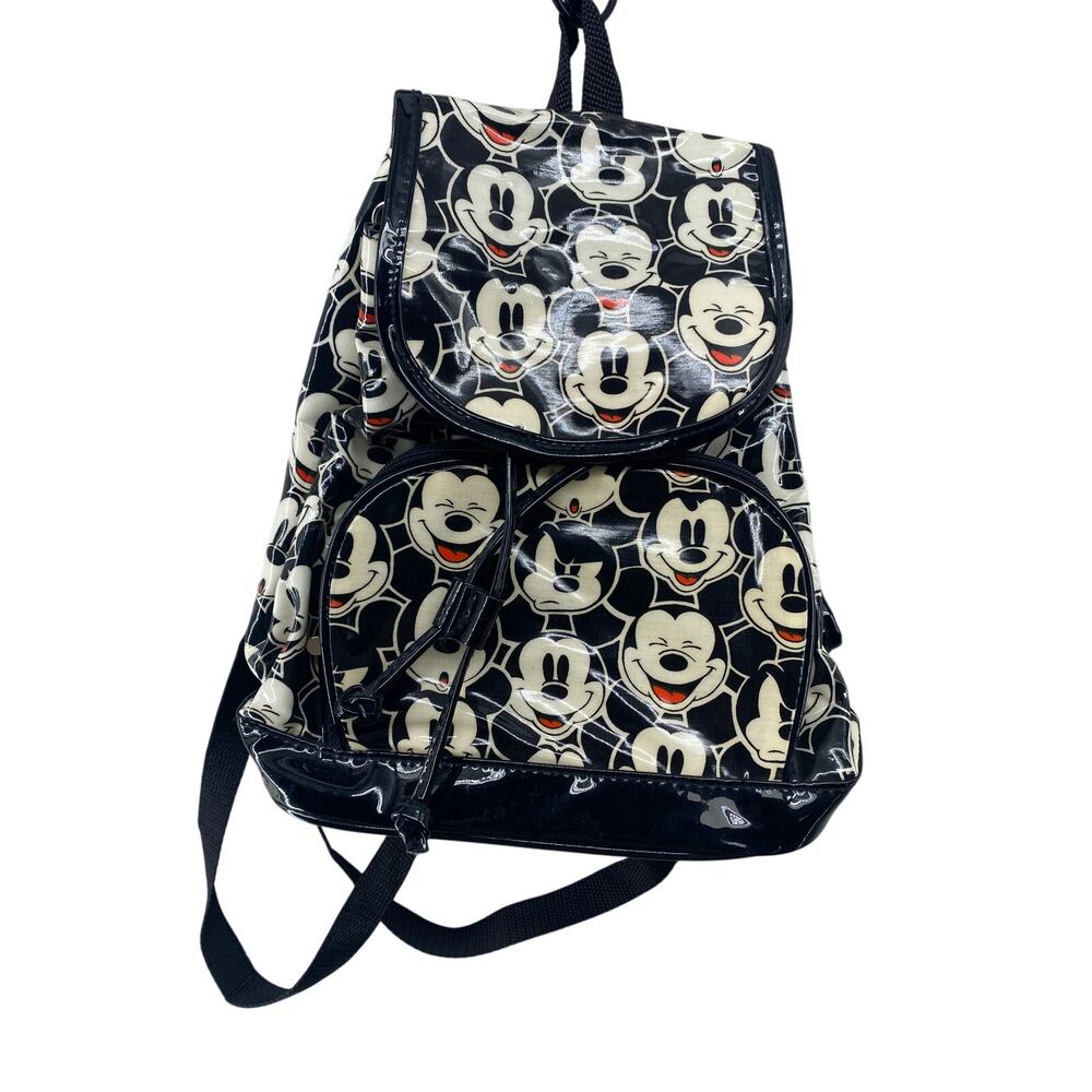 Vintage Mickey & Co Disney Mickey Mouse Backpack Black White Y2K Mini Bag